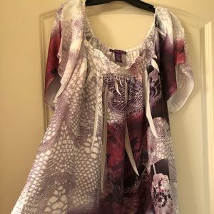 Purple blouse